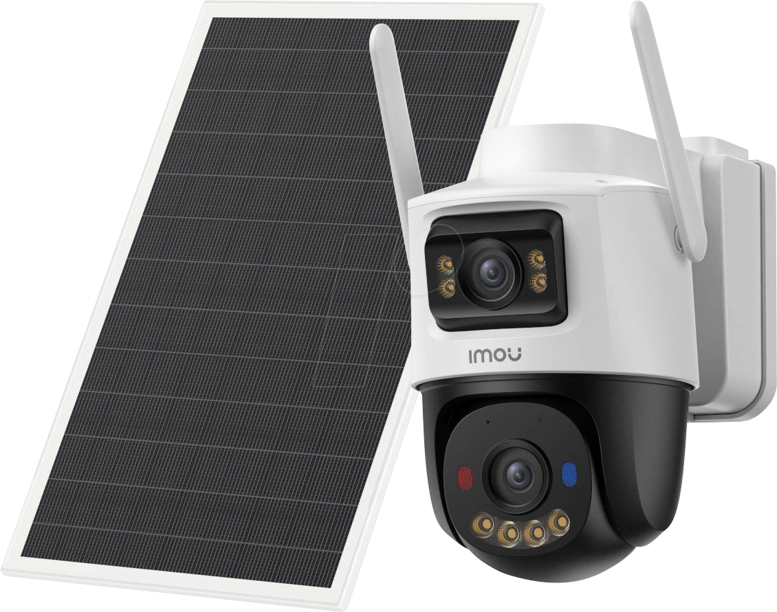 IMOU AOV DUALKIT - Überwachungskamera, IP, 4G/LTE WLAN, außen, inkl. Solarpanel