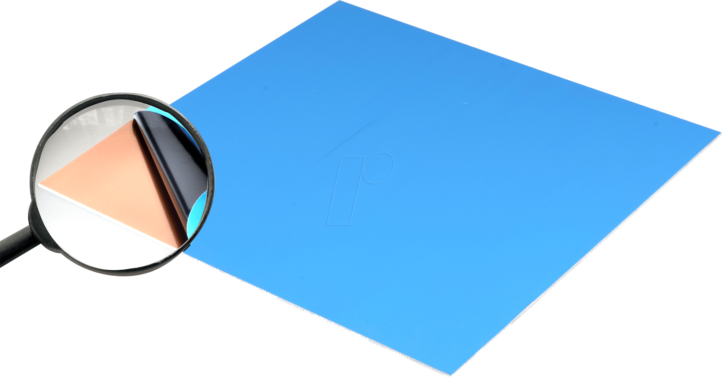 FPH1 250X250 - Fotoplatine, FR2 Hartpapier, einseitig, 250 x 250 mm, 1,6 mm, 35