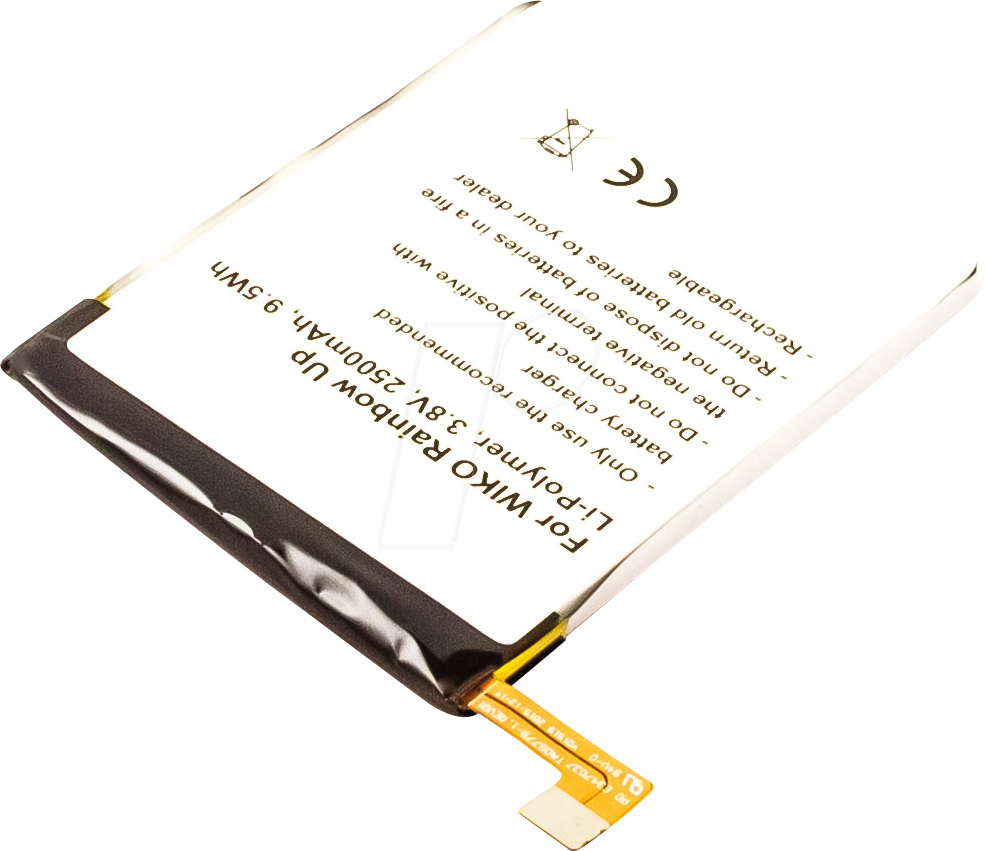 AKKU 13308 - Smartphone-Akku für WIKO-Geräte, Li-Po, 2500 mAh