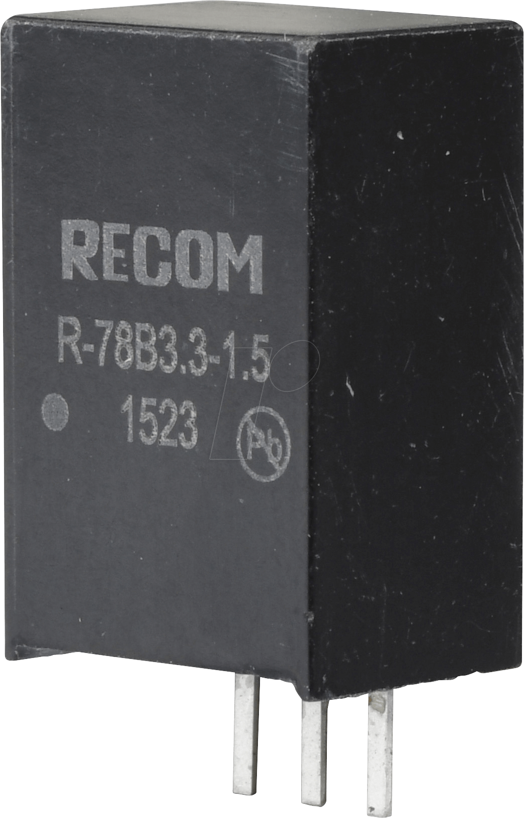 R-78B33-15 - DC/DC-Wandler R78B, 4.75-18 Vin, Single, 3.3 Vout, 1.5 A, SIP-3