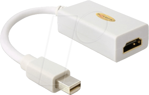 DELOCK 65128 - DisplayPort Adapter, Mini DP Stecker auf HDMI Buchse