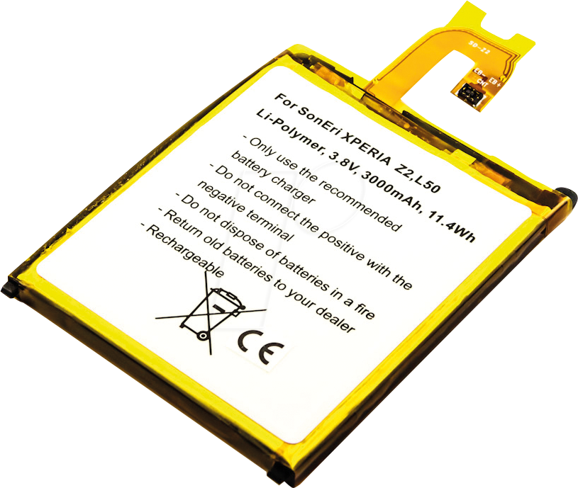 AKKU 10459 - Smartphone-Akku für Sony Ericsson-Geräte, Li-Po, 3000 mAh