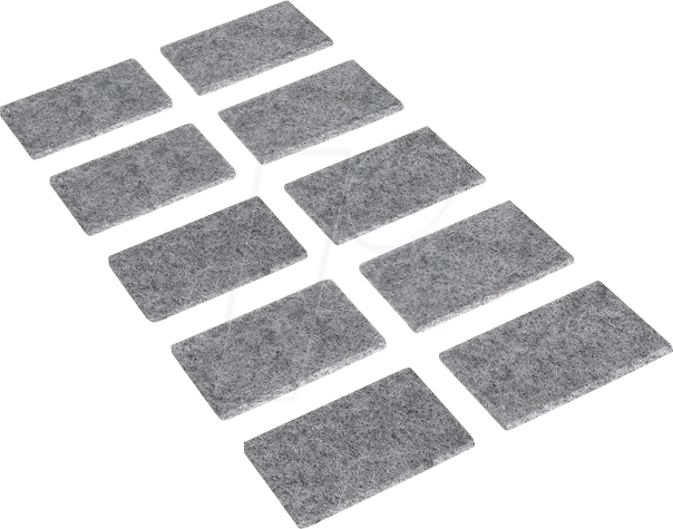 BERN F 050253 - Universal-Schonbacken, selbstklebend, Filz, 50 mm, 10 Stück