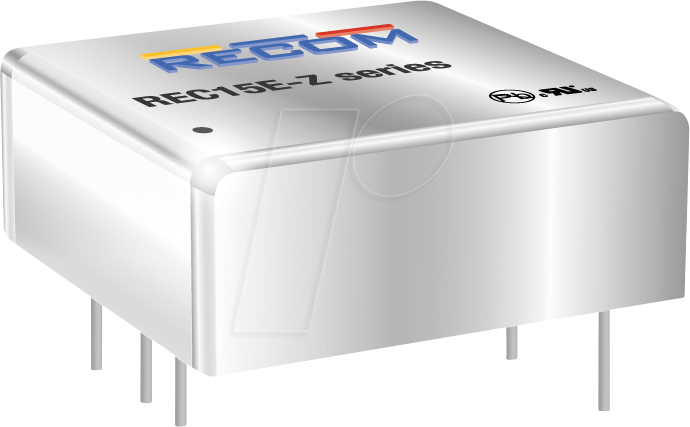 REC15E-2412SZ - DC/DC-Wandler REC15E, 9-36 Vin, 12 Vout, 1250 mA
