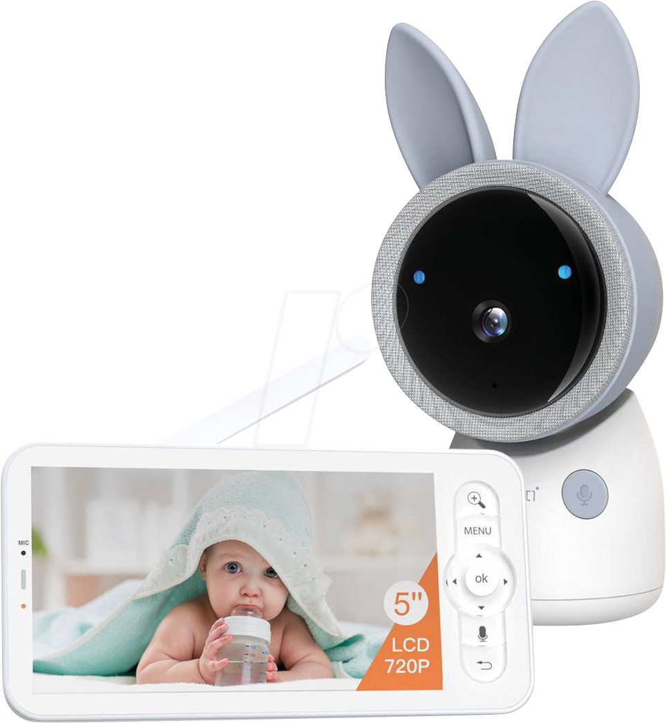 ARENTI AINANNYA4 - Babyphone mit Kamera und 5''-Farbdisplay