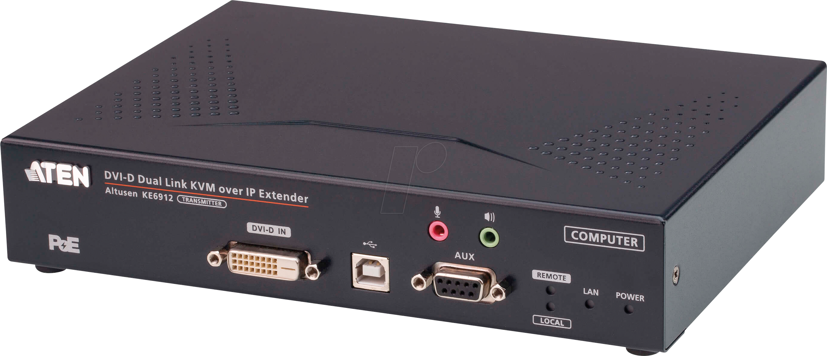 ATEN KE6912T - KVM Over IP Sender, DVI, SFP, USB, Audio