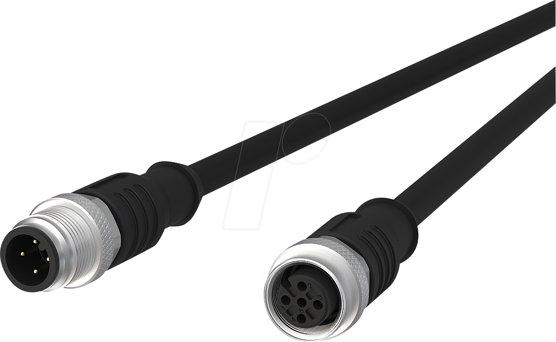 MC 142MCA12020 - Sensorleitung, M12, 4 pol, St > Ku, 2 m