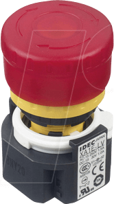 ID XA1ELV302Q4R - Not-Aus-Schalter XA, 29 mm, 2 NC