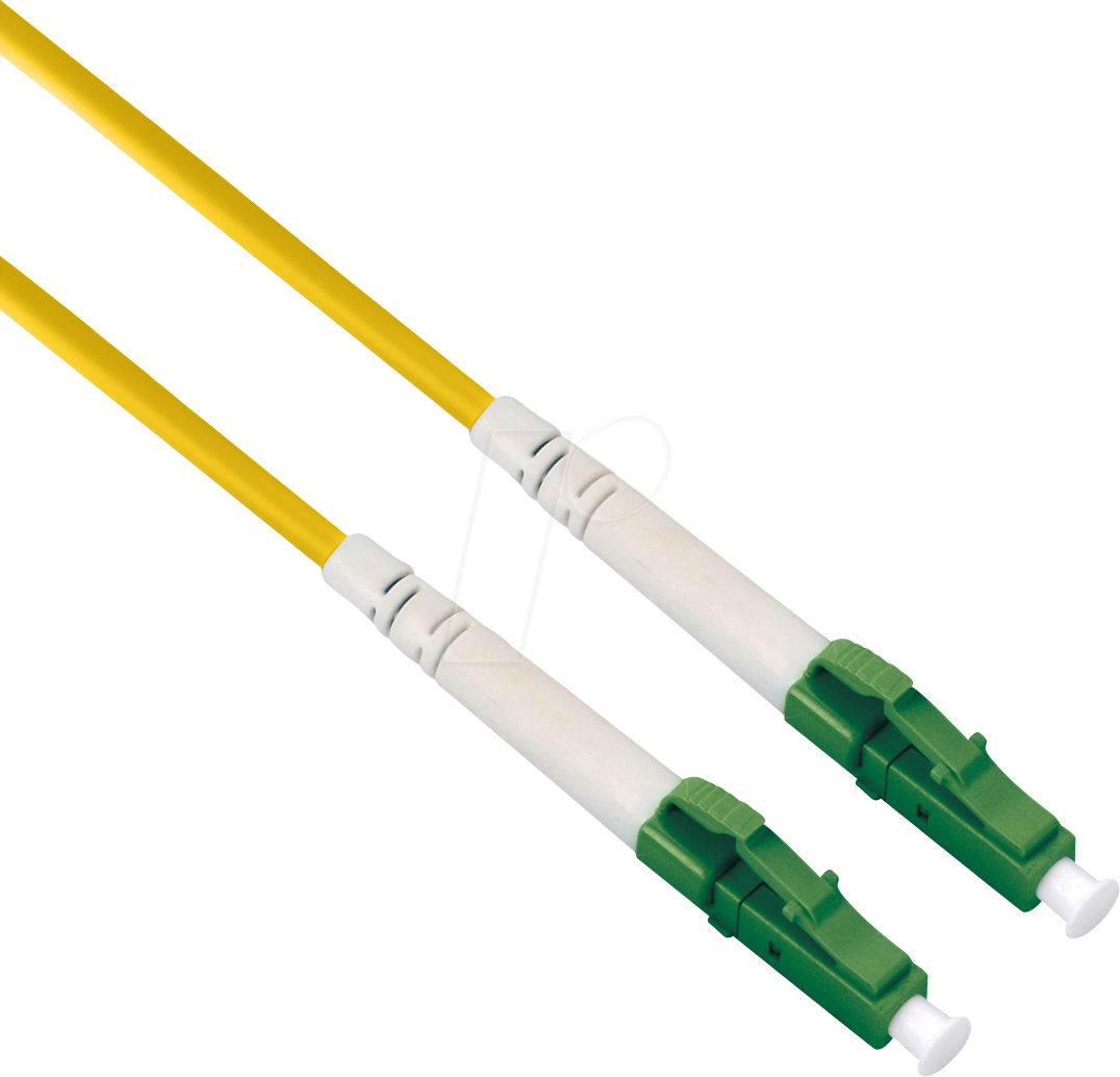 Thumbnail - ROLINE 21158620 - LWL Patchkabel, LC-APC Simplex, OS2, 9/125 µm, gelb, 1 m