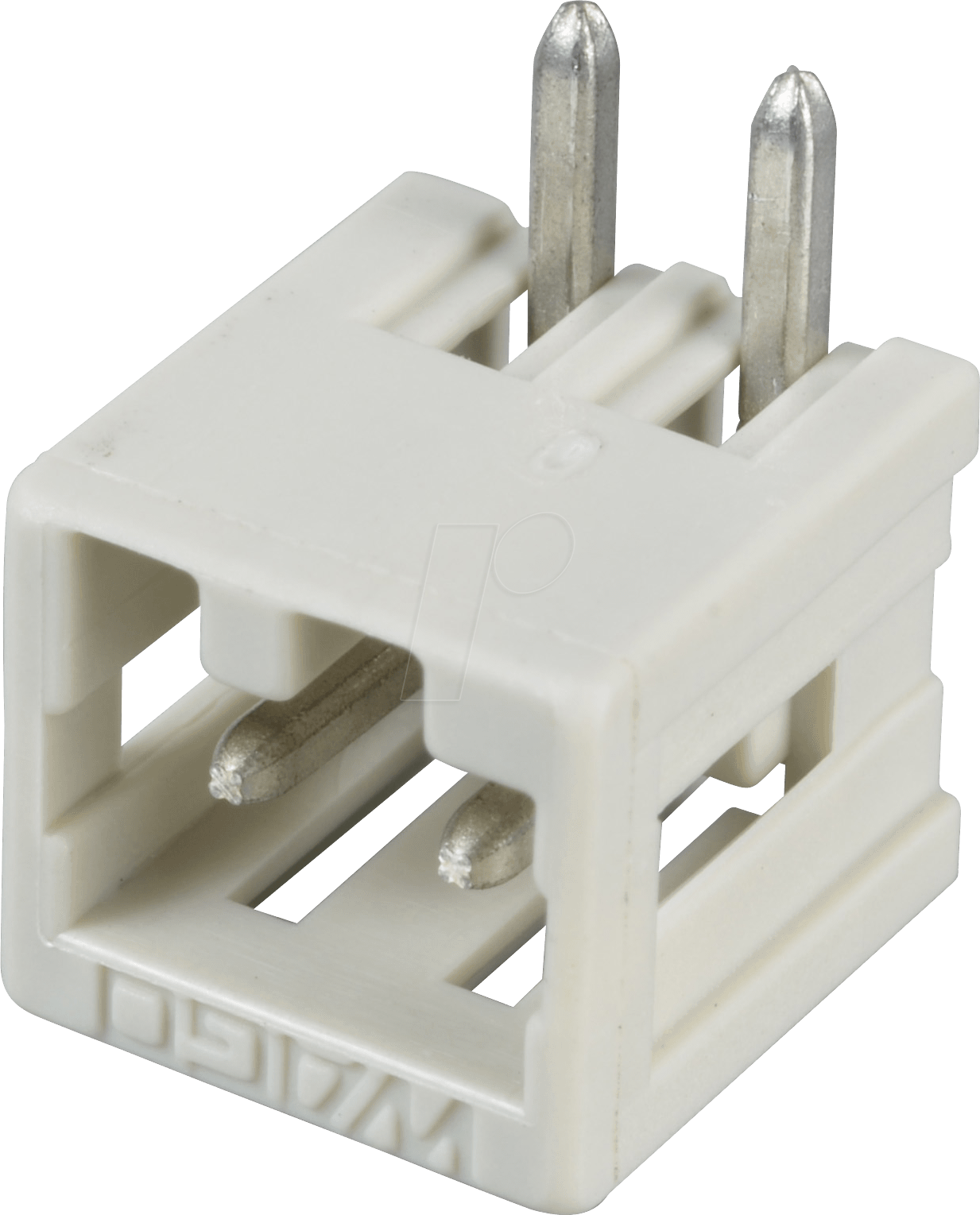 WAGO 734-162 - Print-Stiftleiste, Mini, RM 3,5, gewinkelt, 2-polig