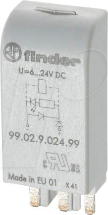 FIN 99.02.0 230V - LED+Varistormodul für FIN 95.03/05, 97.01/02, gr