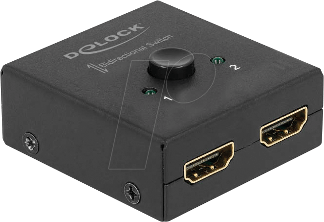 DELOCK 64072 - Switch bidirektional HDMI 2 - 1 4k 60Hz kompakt
