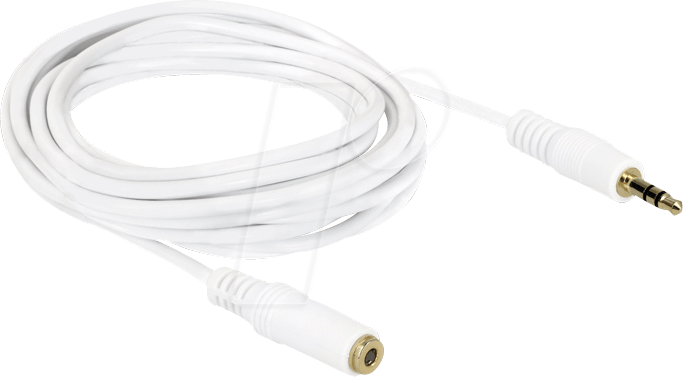 Thumbnail - DELOCK 83769 - Audio Kabel, 3,5 mm Klinkenstecker auf Kupplung, 3 m