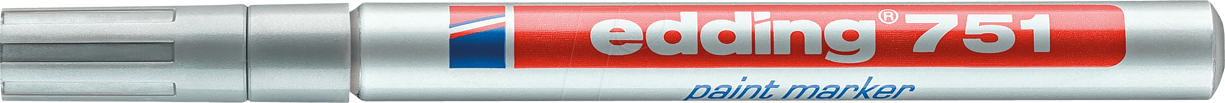 EDDING 751SI - Lack Marker, 1,0 - 2,0 mm, silber