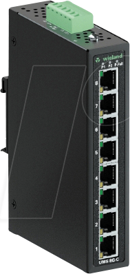 WIENET UMS 8G-C - Switch, 8-Port, Gigabit Ethernet