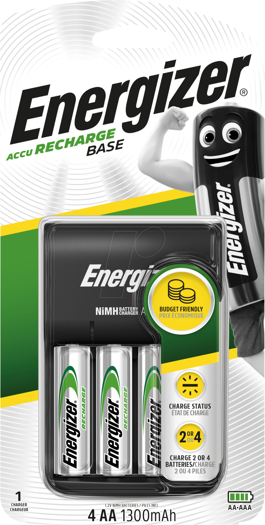 ENERGIZER BASE - Steckerladegerät, NiCd, NiMh - BASE