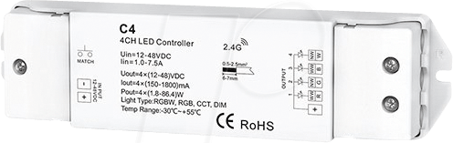 OPT AC6343 - Controller, LED-Streifen, RGB/RGBW