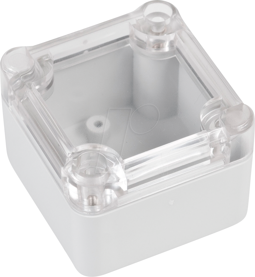 4U63050504437 - Industriegehäuse, 51 x 49 x 36 mm, IP65, lichtgrau