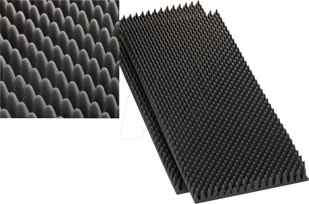 MON MDM-60 - Dämpfungsmaterial, Noppenschaumstoff, 2 Stück
