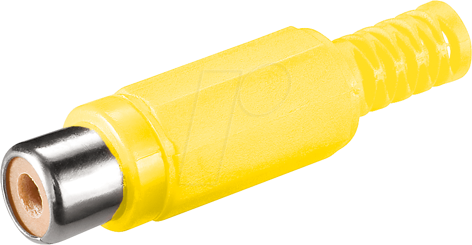 CKP GE - Cinchkupplung, Farbcodierung gelb