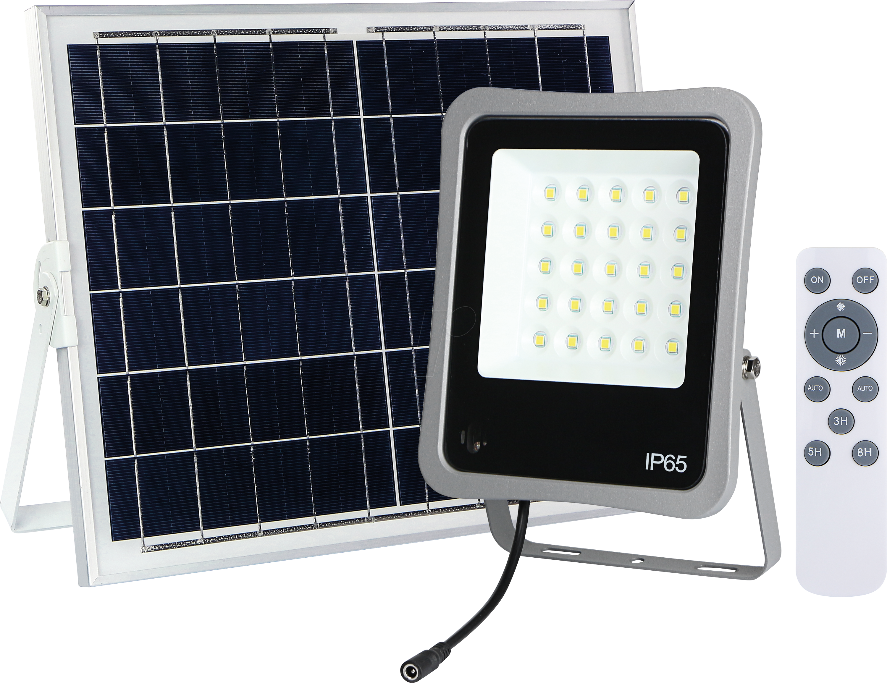 OPT FL5456 - LED-Solarleuchte, Strahler, 8 W, 500 lm, 6000K