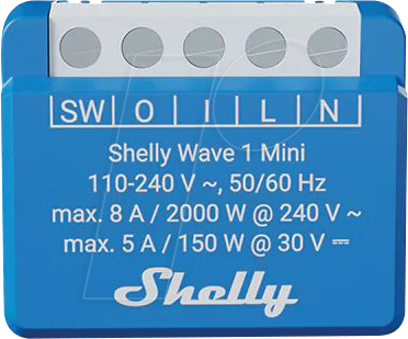 SHELLY WV 1M LR - Shelly Wave 1 Mini LR