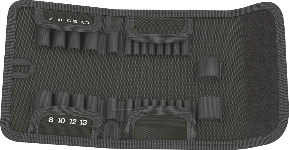 WERA 05136464001 - Falttasche, leer, 170 x 130 mm