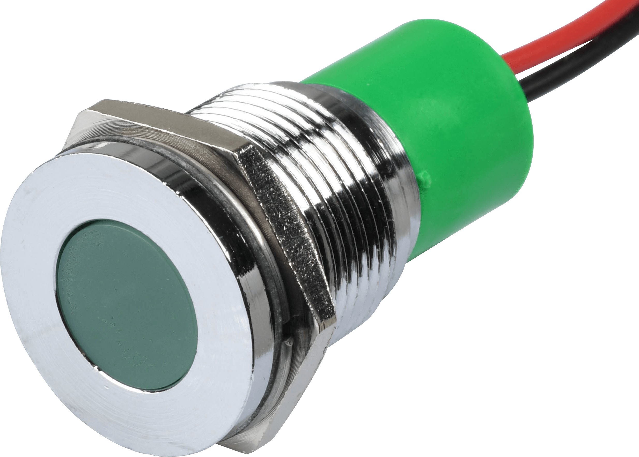 APM Q16F3C G220E - LED-Signalleuchte, grün, 220 V, Ø 16 mm, bündig, bedrahtet
