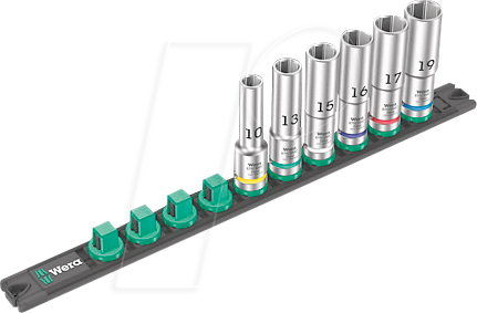 WERA 05005470001 - Zyklop Steckschlüsseleinsatz-Satz, 1/2''