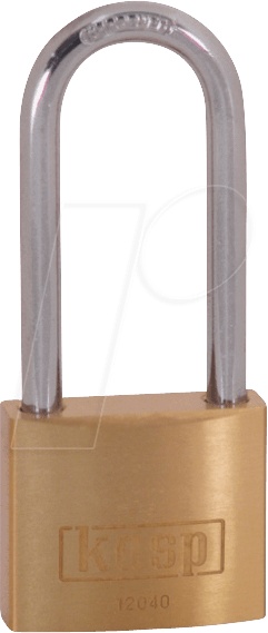 Thumbnail - KASP K12040L55D - Vorhängeschloss, Messing, 40mm