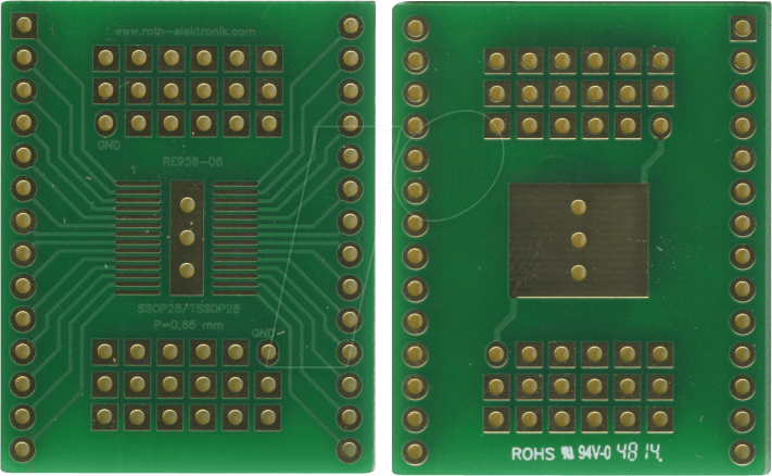 RE 936-06 - Multiadapter SSOP28 & TSSOP28 0,65 mm Pitch