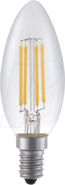 SCHI LX149124922 - LED-Lampe E14, 4 W, 320 lm, 2200 K, Filament,  dimmbar