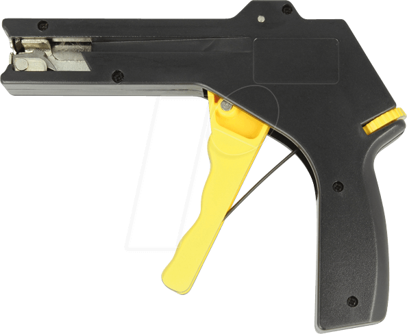 DELOCK 86178 - Kabelbinderzange für Kunststoffbänder, gelb / schwarz