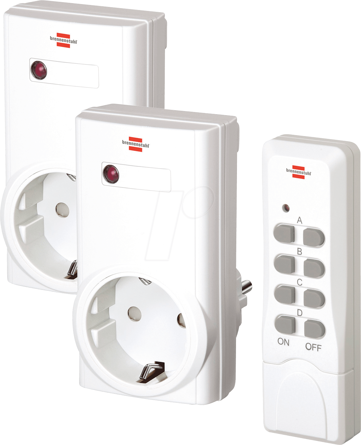 BRE 1507150 - Funksteckdosen-Set 2+1