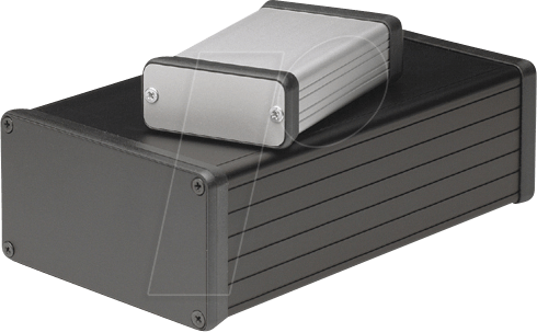 1455J1201 - Profilgehäuse, 1455 J, 120 x 78 x 27 mm, Metall matt