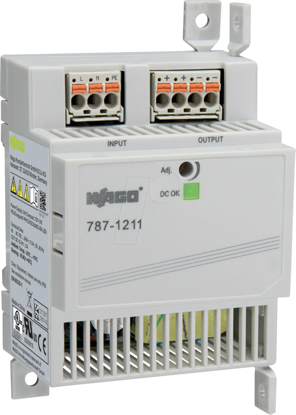 WAGO 787-1211 - Stromversorgung, primär getaktet, 12 VDC, 5 A