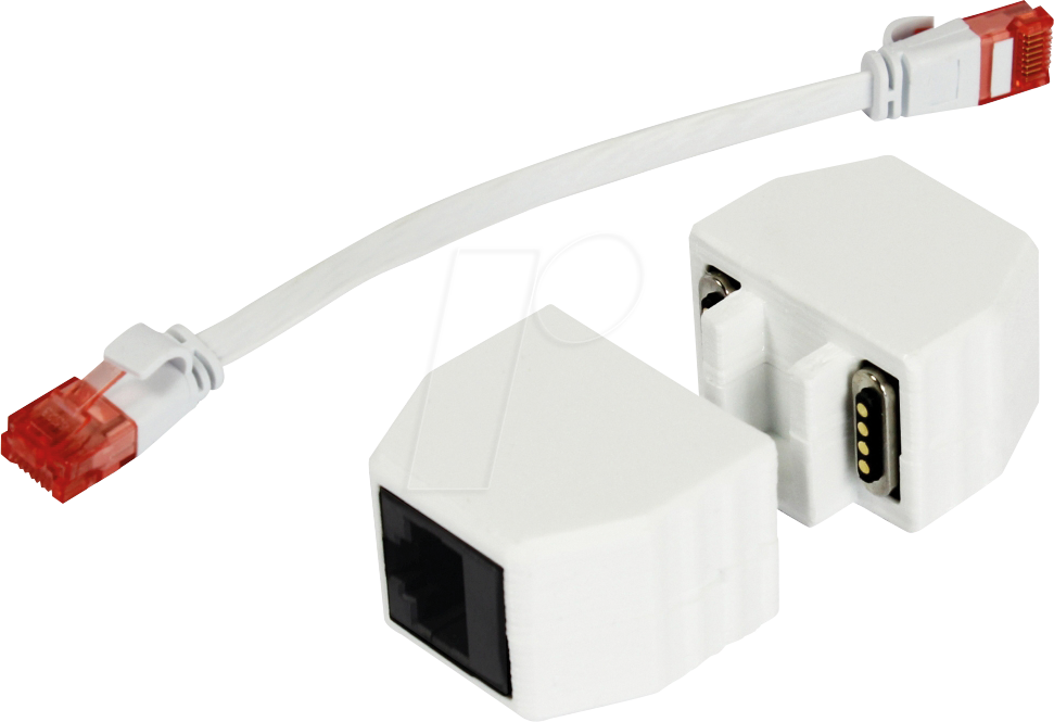 ALLNET ALL-RJ45M - RJ45 Kupplung zum Schutz vor Zugspannung