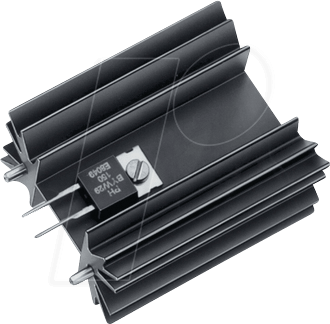 SK 129/38.1 - Kühlkörper, 38,1 mm, Alu, 6,5 K/W, SOT-32/TO-220/TO-3P