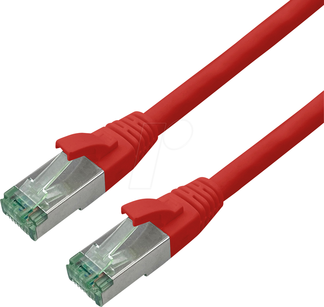 ROLINE 21453219 - Patchkabel Cat.6a S/FTP (PiMF), rot, 20 m