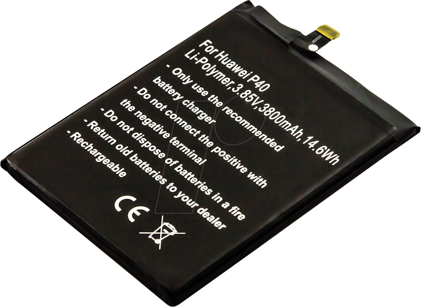 AKKU 31237 - Smartphone-Akku für Huawei-Geräte, Li-Po, 3800 mAh