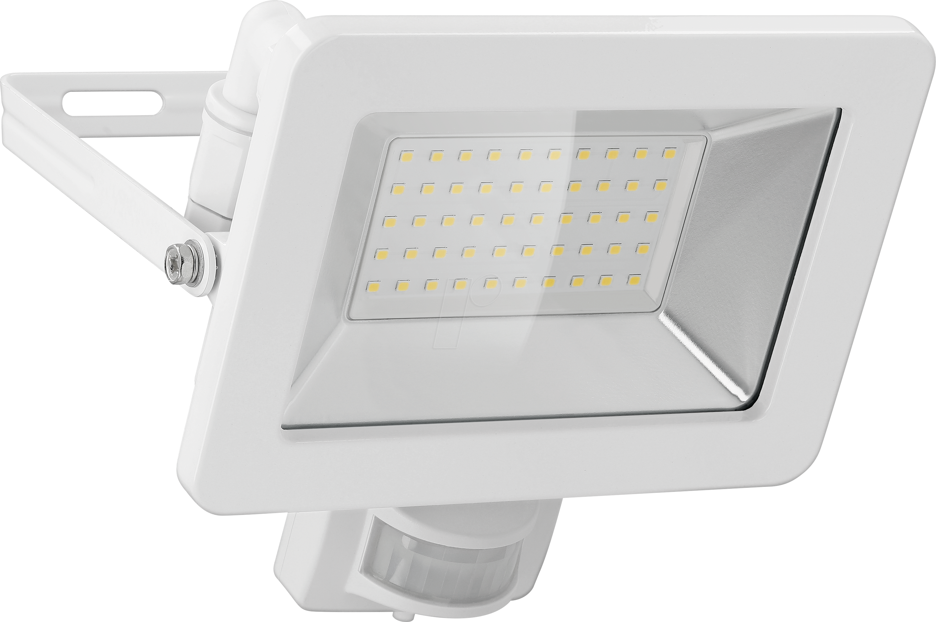 GB 53884 - LED-Flutlicht mit Sensor, 50 W, weiß, IP44, M16 Kabelanschluss