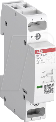 ABB EN20-20N-06 - Installationsschütz 20 A, 2S/0Ö, 230 V AC/DC