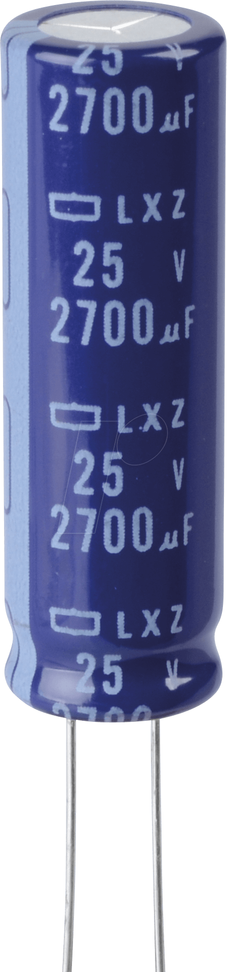 RAD LXZ 25/2K7 - ELKO, 2700µF, 25V, 105°C