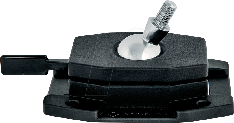 BERN 9 261 SW - Kugelgelenk-Halter, mit Schraube, 40 mm Ø, schwarz