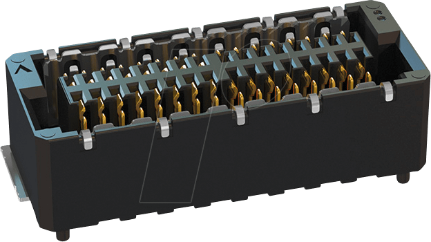 ZERO8 32 P 4,85 - Zero8 s gerade 4.85mm shield 32 polig, Socket, LOW, geschirmt