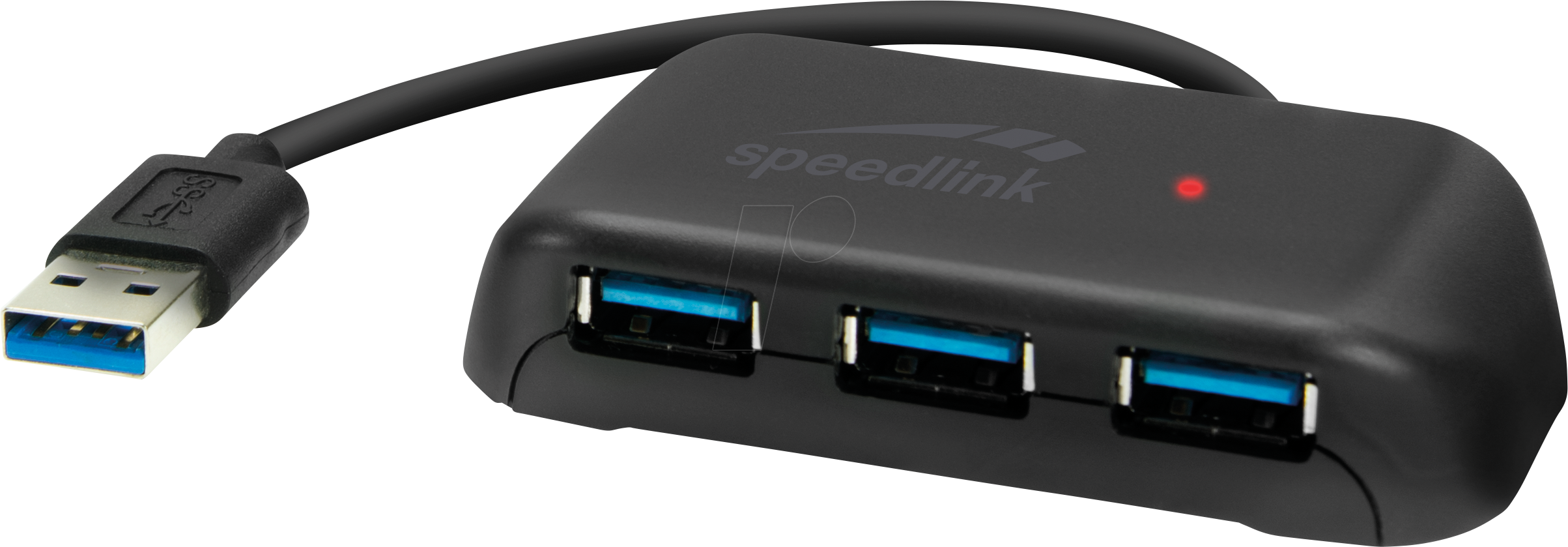 SL-140109-BK - USB Hub 5 Gb/s, 4-Port, schwarz