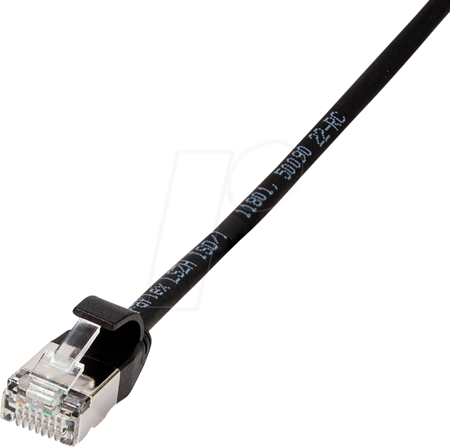 Thumbnail - LOGILINK CQ9063S - Patchkabel, Cat.6a, U/FTP, schwarz, 3 m