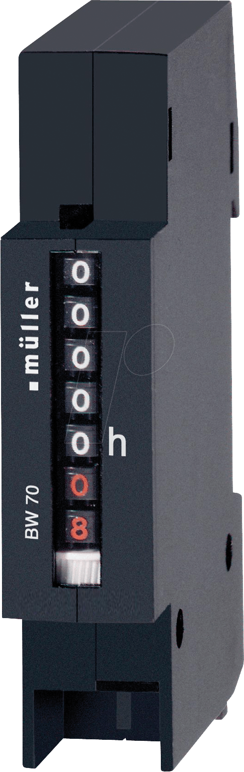 BG 70-18 - Betriebsstundenzähler für Verteiler-Einbau