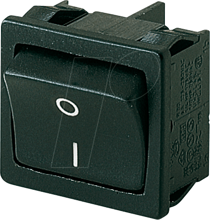 WIPPE 1802.2104 - Wippschalter, 2x Aus, schwarz, I-O