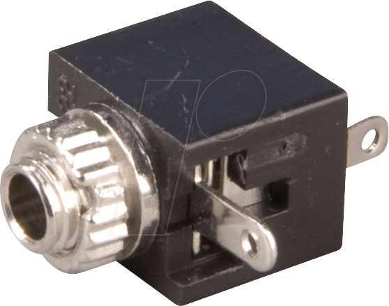 EBV 25 - Klinkeneinbaubuchse, 2,5 mm, Mono, 2-pol